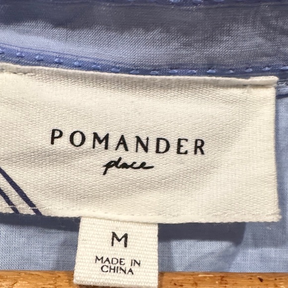 Pomander Place Light Blue Striped Dress - Picture 7 of 13